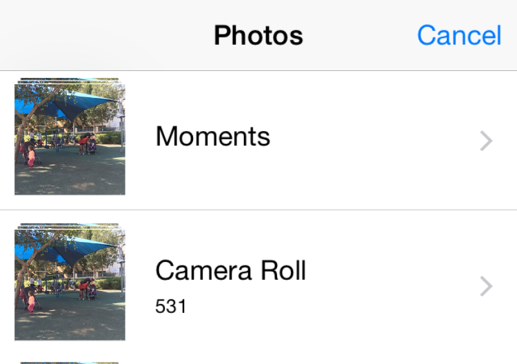 Gallery, Icons & Updates