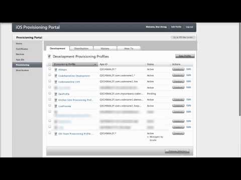 CREATE AN IOS PROVISIONING PROFILE